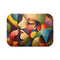 "Joyful Emotion Bath Mat: A Splash of Color"