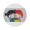 "Joyful Kids Hug Round Rug"