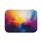 "Joyful Vibes Abstract Bath Mat"