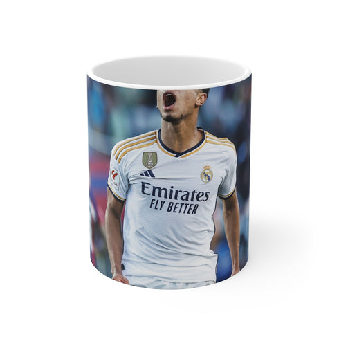"Jude Bellingham Real Madrid Mug: Elevate Your Morning"