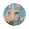 "Jungle Chic Monkey Round Rug"