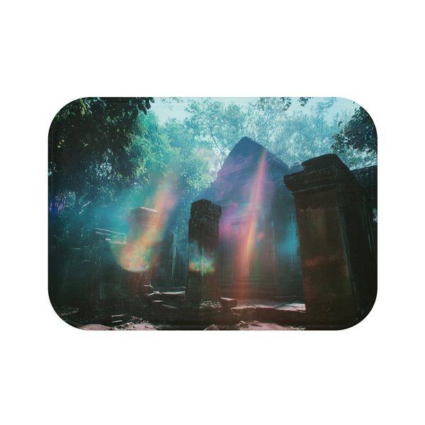 "Jungle Ruins Holographic Bath Mat"