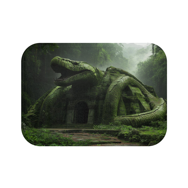 "Jungle Temple Cobra Shaped Bathmat"