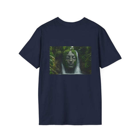 Jungle Waterfall Woman Face Tee