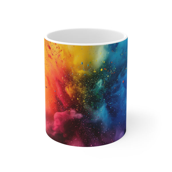Kaleidoscope Paint Explosion Coffee Mug