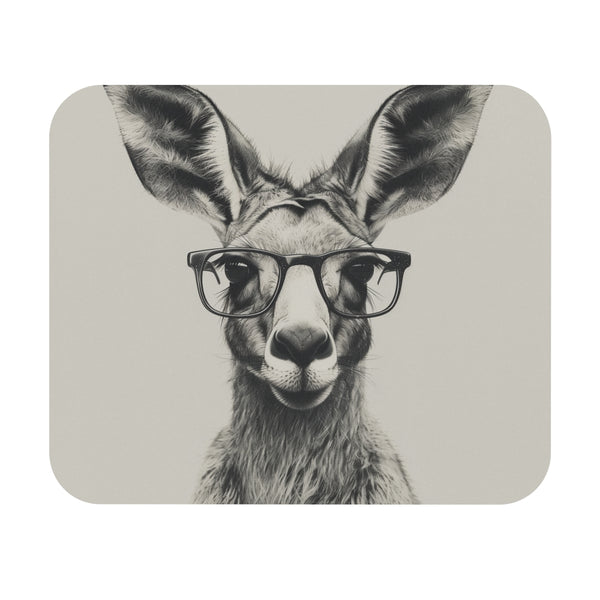 Kangaroo Hipster Mouse Pad Stylish & Quirky
