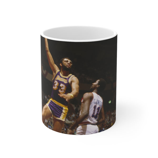 "Kareem Skyhook Legend Mug"