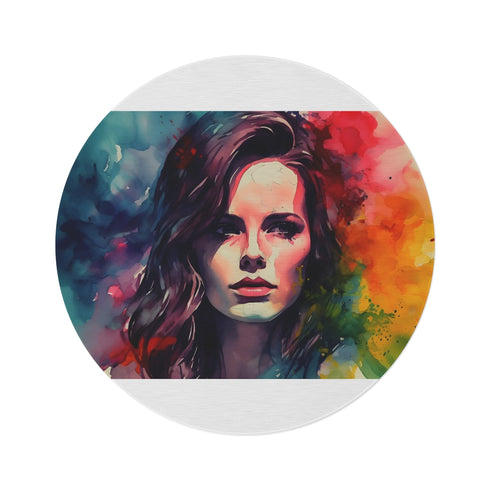 "Kate Beckinsale Neon Dreams Rug"