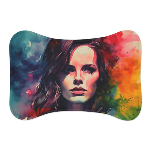 "Kate Beckinsale Neon Pet Mat: A Colorful Splash of Style"