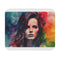 Kate Beckinsale Watercolor Neon Mouse Pad
