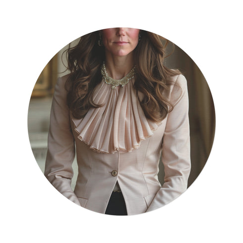 "Kate's Whimsical Round Rug"