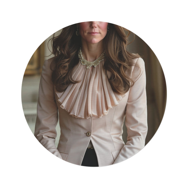 "Kate's Whimsical Round Rug"