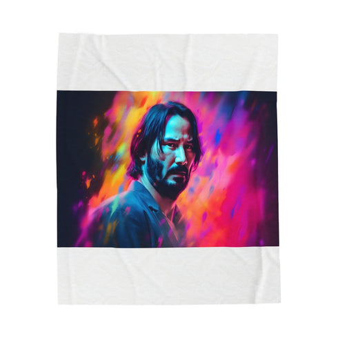 Keanu Reeves Plush Blanket: Cozy Comfort Emanating Freedom
