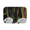 Kevnef Photo of Two White Plastic Luxury Memory Foam Bath Mat - Top View