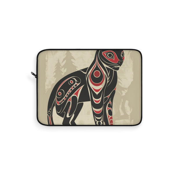 "Kick up your tech game with our Tribal laptop sleeve!"