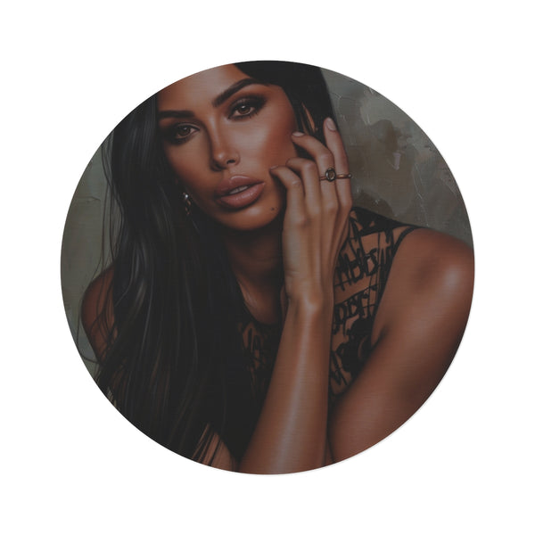 "Kim's Luxe Round Rug"
