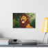 King Mufasa majestic lion portrait canvas art for home decor.