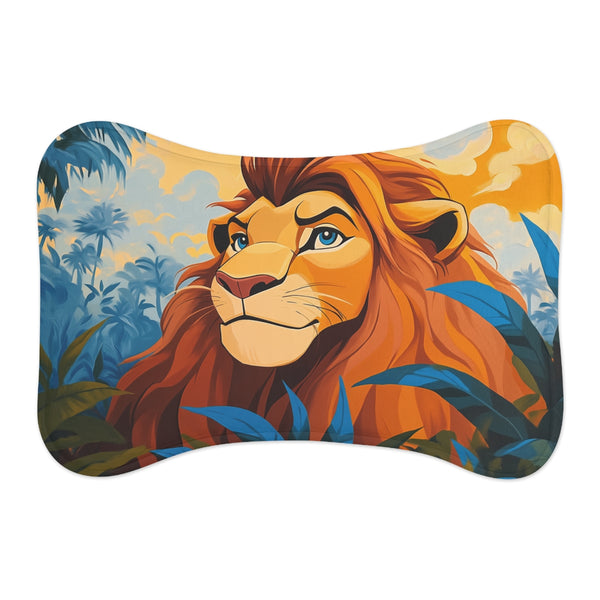 "King of the Jungle Pet Mat"
