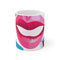 "Kiss Me Coffee Mug: Jonathan Adler Lips Hush"