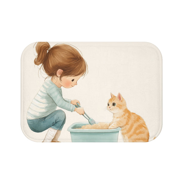 "Kitty Princess Bath Mat"