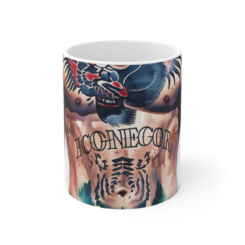 "Knockout Connor McGregor Mug: The Ultimate Fighter's Brew"