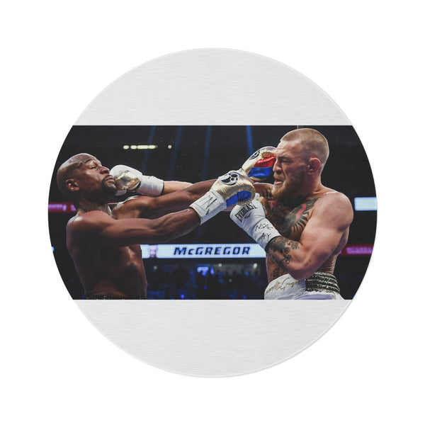 "Knockout Mayweather McGregor Boxing Rug"