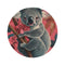 "Koala Dream Round Rug: Pink Paradise"