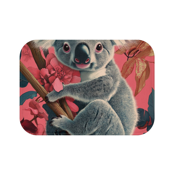 "Koala Haven Pink Bath Mat"
