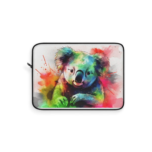 "Koala Watercolor Laptop Sleeve: Adorably chic protection"