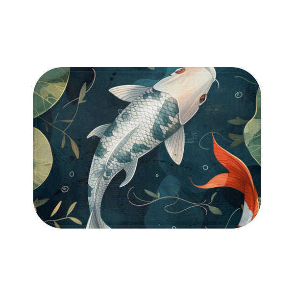 "Koi Dream Bath Mat"
