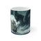Kraken Battle Ship Stormy Sea Mug