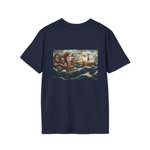 Kraken Battle Stormy Sea Shirt