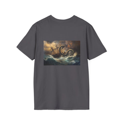 Kraken Battle Stormy Sea T-shirt
