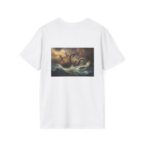 Kraken Battle Stormy Sea T-shirt