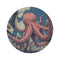 "Kraken Cephalopod Round Rug: Mythical Japanese Monster"