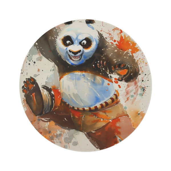 Kung Fu Panda Round Rug: Adventure Awaits