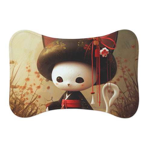 Kuromi Hello Kitty Pet Mat: Purr-fect for your furry friend!