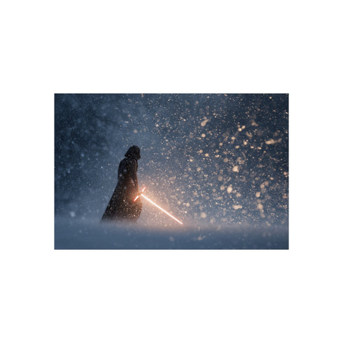 Kylo Ren Snow Stand Poster
