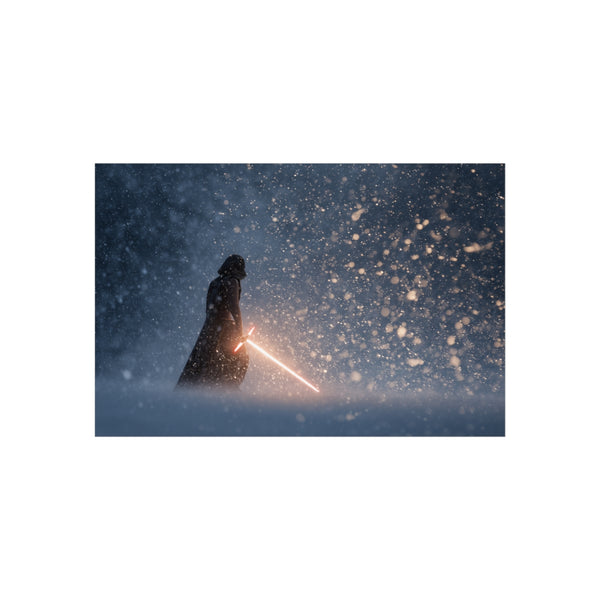 Kylo Ren Snow Stand Poster