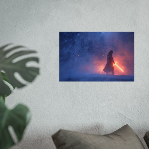 Kylo Ren Snow Standing Poster