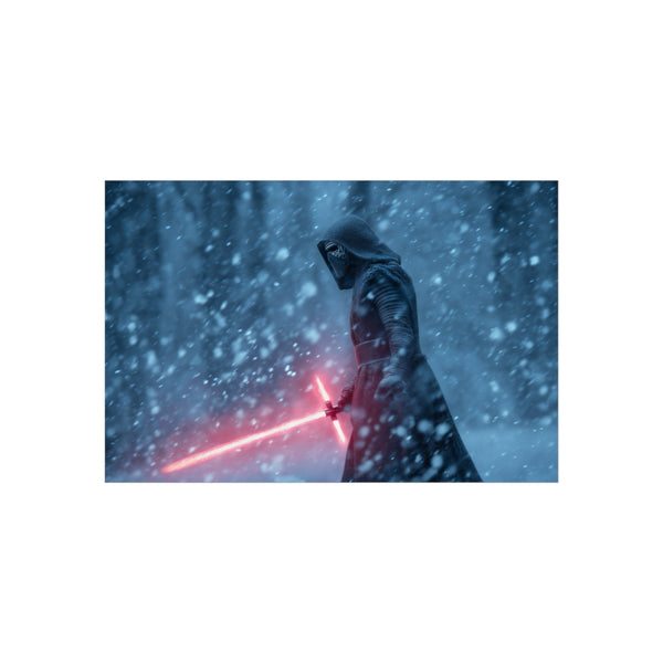 Kylo Ren Snowy Showdown Poster
