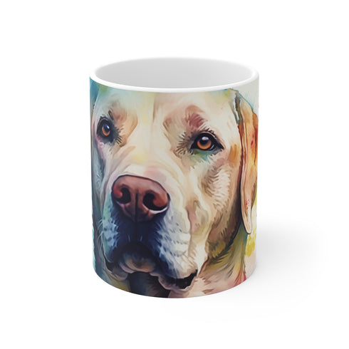 "Labrador Love Coffee Mug: Pawsitively Adorable"