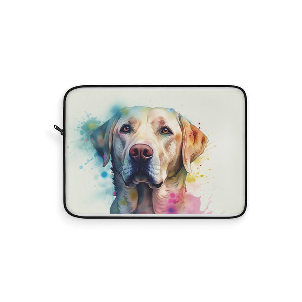 "Labrador Love Laptop Sleeve: Keep Your Tech Stylishly Protected"