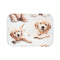 "Labrador Puppies Watercolor Bath Mat"
