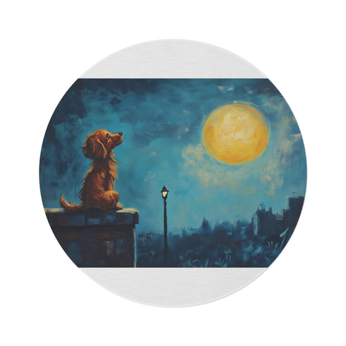 "Lady and the Round Garden"