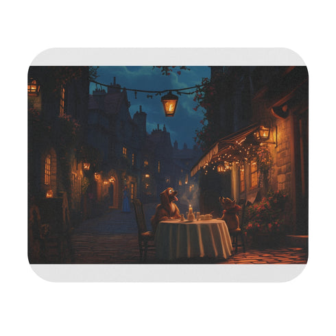 Lady and the Tramp Mouse Pad Whimsical Disney Love Story