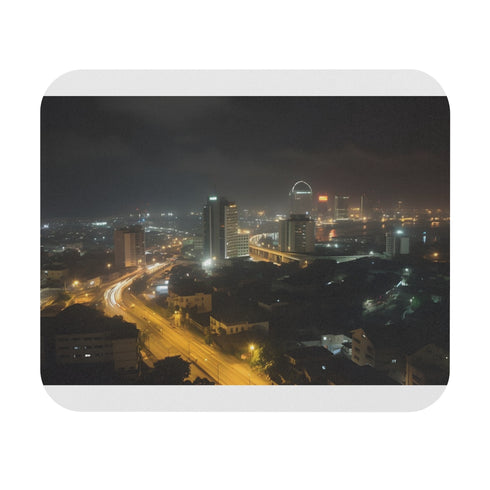 Lagos Night Sky Mouse Pad