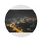 "Lagos Nights Round Rug: Urban Chic"