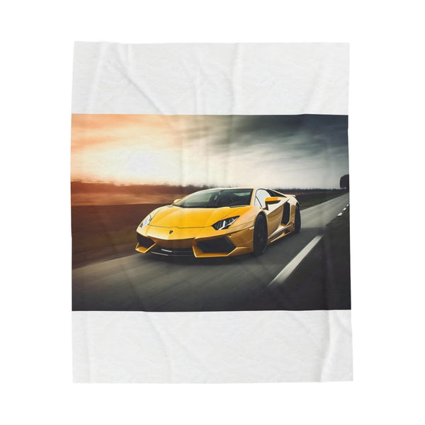 "Lamborghini Speed Demon Plush Blanket"