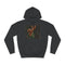 Larry Bird Graphic Unisex College Hoodie - Jet Black Front